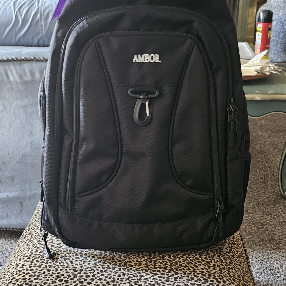 AMBOR Waterproof 17.3 Inch Wheeled Backpack - Picture 6 of 8